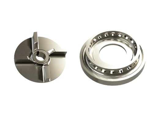 Exoshear rotor and stator