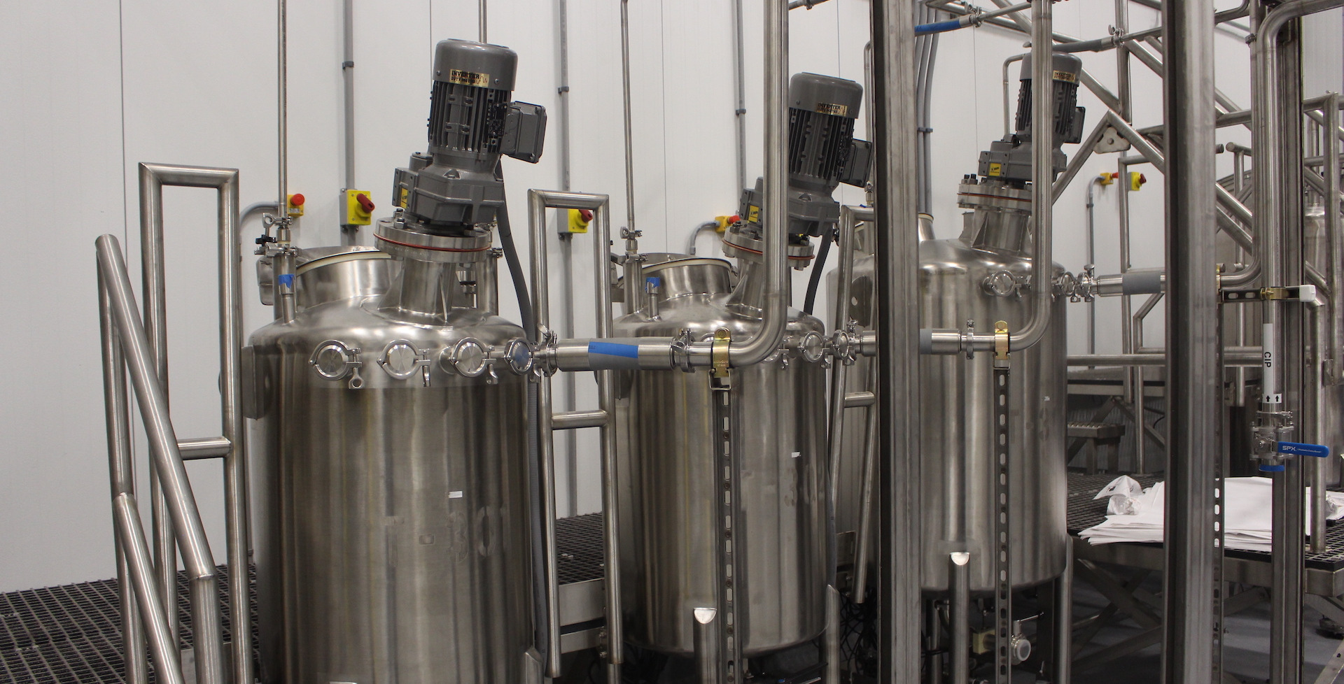 stainless steel mixing tanks and mixers