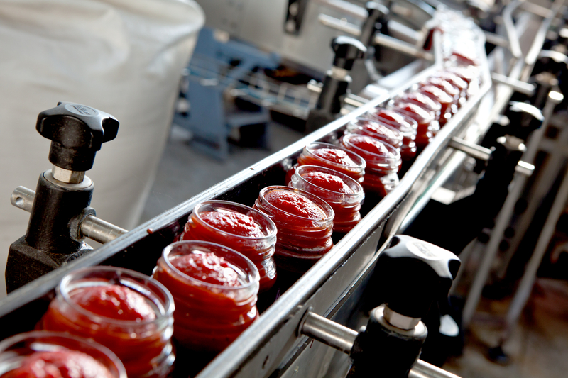 Tomato sauce manufacturing line